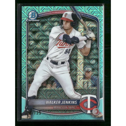 Walker Jenkins 2025 Bowman #BCP-1 Chrome Prospects X-Fractor - Trading Card