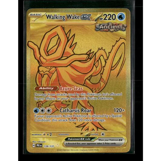 Walking Wake ex SV: Prismatic Evolutions #178/131 - Trading Card