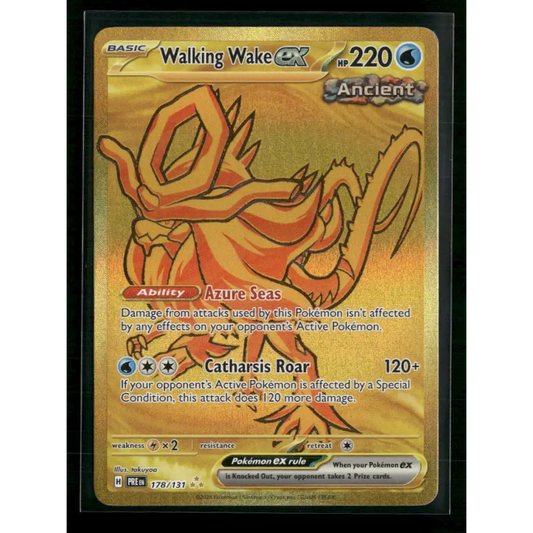 Walking Wake ex SV: Prismatic Evolutions #178/131 - Trading Card