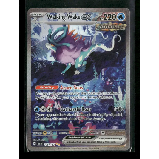 Walking Wake ex SV05: Temporal Forces #205/162 - Trading Card