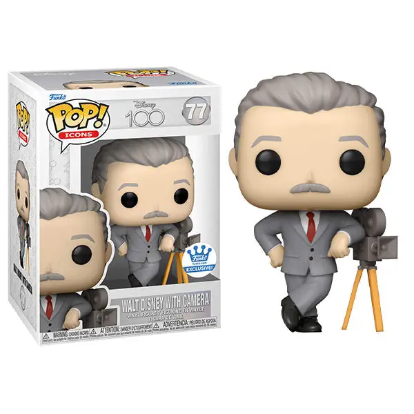 Walt Disney w/ Camera (Icons) 77 - Funko Shop Exclusive