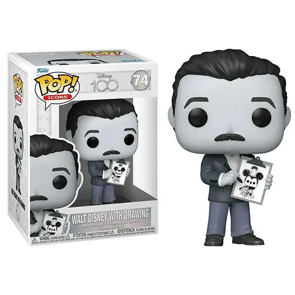 Walt Disney w/ Drawing (Icons) 74