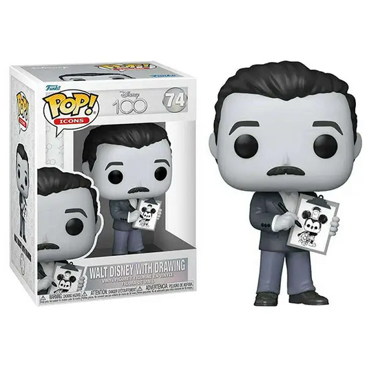 Walt Disney w/ Drawing (Icons) 74