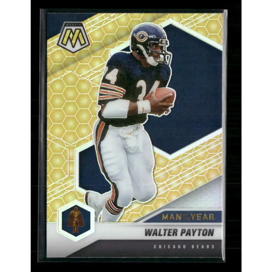 Walter Payton 2021 Panini Mosaic #261 Prizm Yellow - Trading Card