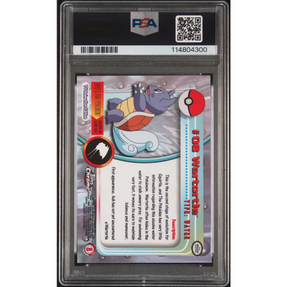 Wartortle 2000 Topps Chrome Pokemon T.V. #8 Pokemon T.V. PSA 10 - Graded Trading Card