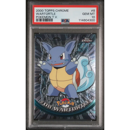 Wartortle 2000 Topps Chrome Pokemon T.V. #8 Pokemon T.V. PSA 10 - Graded Trading Card