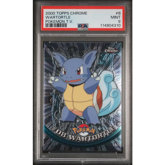 Wartortle 2000 Topps Chrome Pokemon T.V. #8 Pokemon T.V. PSA 9 - Graded Trading Card
