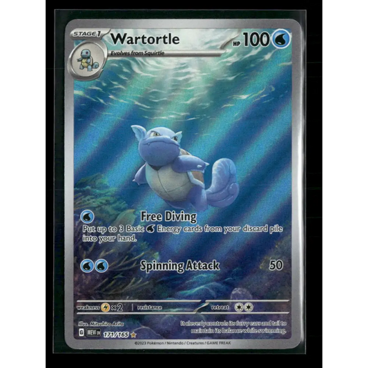 Wartortle SV: Scarlet & Violet 151 #171/165 - Trading Card