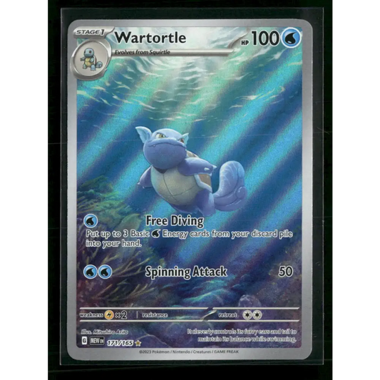 Wartortle SV: Scarlet & Violet 151 #171/165 - Trading Card