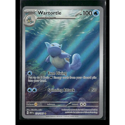 Wartortle SV: Scarlet & Violet 151 #171/165 - Trading Card