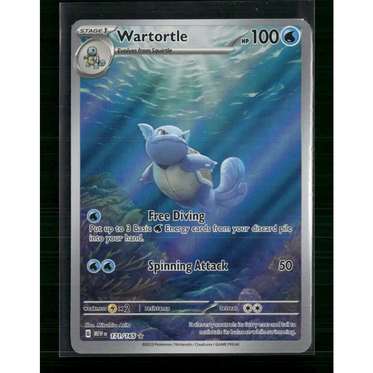 Wartortle SV: Scarlet & Violet 151 #171/165 - Trading Card