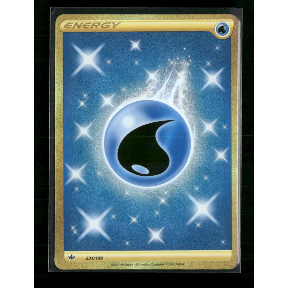 Water Energy (Secret) SWSH06: Chilling Reign #231/198 - Trading Card