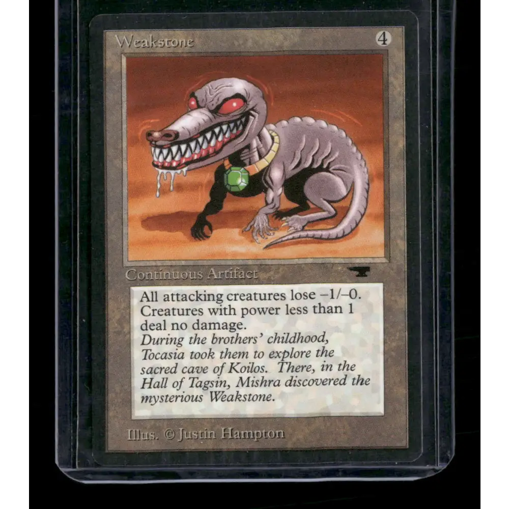Weakstone Antiquities # - Trading Card