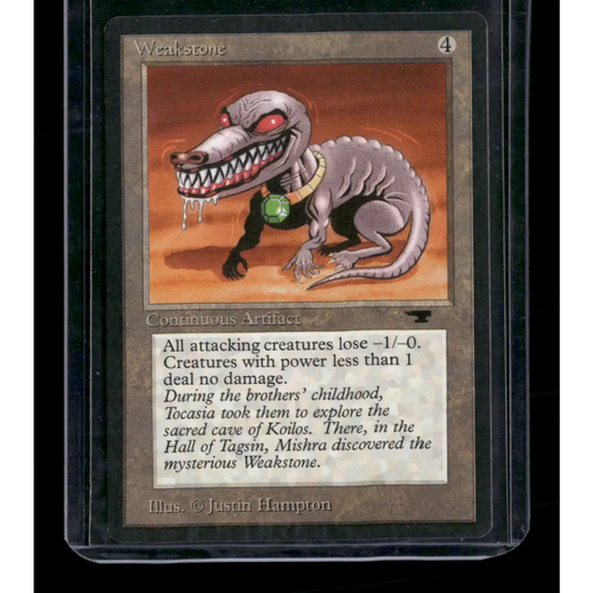Weakstone Antiquities # - Trading Card