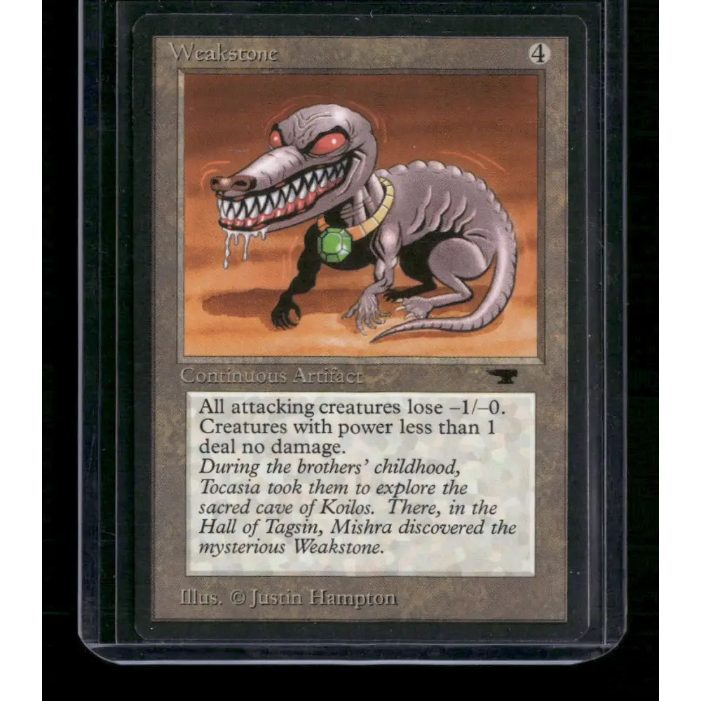 Weakstone Antiquities # - Trading Card