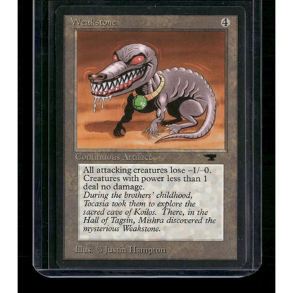 Weakstone Antiquities # - Trading Card