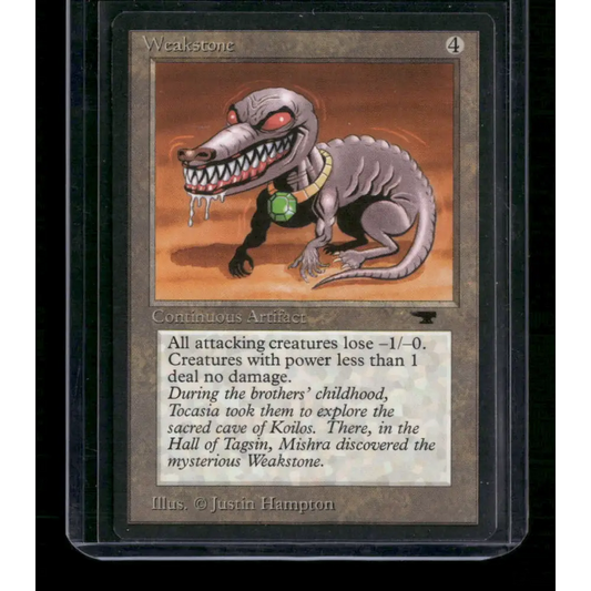 Weakstone Antiquities # - Trading Card