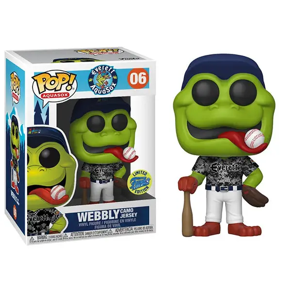 Webbly (Camo Jersey Everett Aquasox) 06 - Funko Field Exclusive