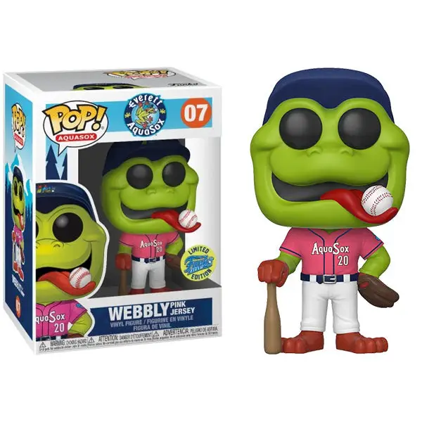 Webbly Pink Jersey (Everett Aquasox) 07 - Funko Field Exclusive