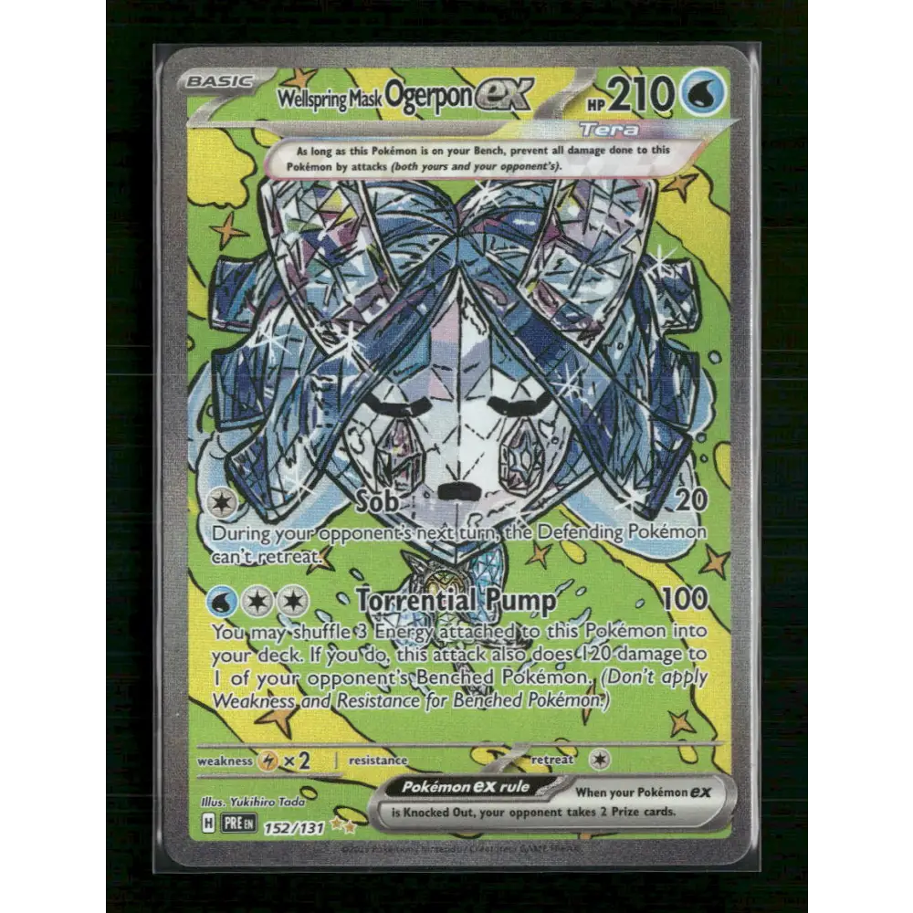 Wellspring Mask Ogerpon ex SV: Prismatic Evolutions #152/131 - Trading Card