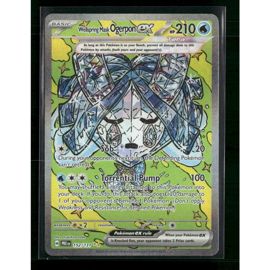 Wellspring Mask Ogerpon ex SV: Prismatic Evolutions #152/131 - Trading Card