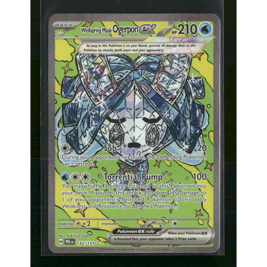 Wellspring Mask Ogerpon ex SV: Prismatic Evolutions #152/131 - Trading Card