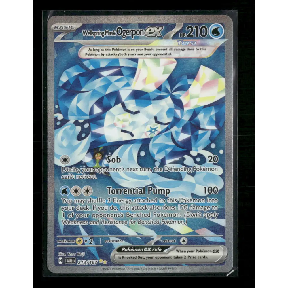 Wellspring Mask Ogerpon ex SV06: Twilight Masquerade #213/167 - Trading Card
