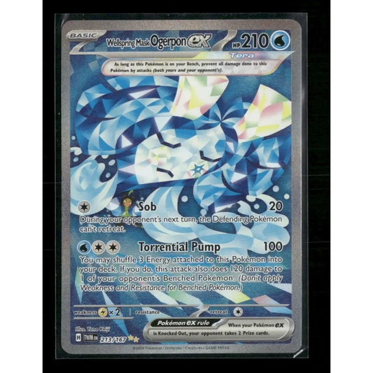 Wellspring Mask Ogerpon ex SV06: Twilight Masquerade #213/167 - Trading Card