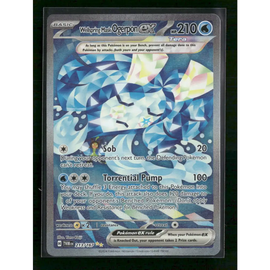 Wellspring Mask Ogerpon ex SV06: Twilight Masquerade #213/167 - Trading Card