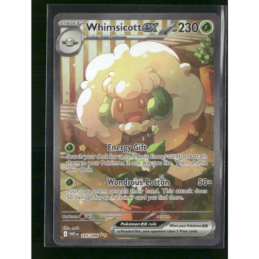 Whimsicott ex SV: White Flare #165/086 - Trading Card