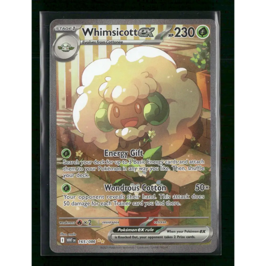 Whimsicott ex SV: White Flare #165/086 - Trading Card