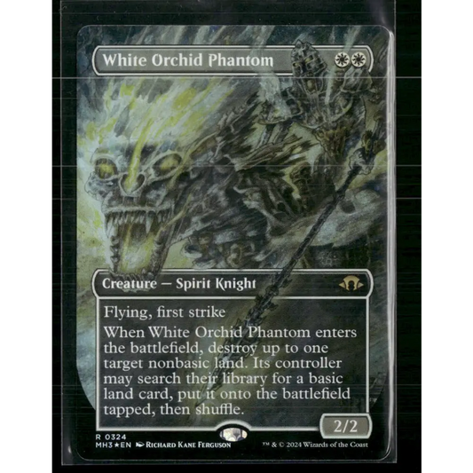 White Orchid Phantom (Borderless) Modern Horizons 3 #324 - Trading Card