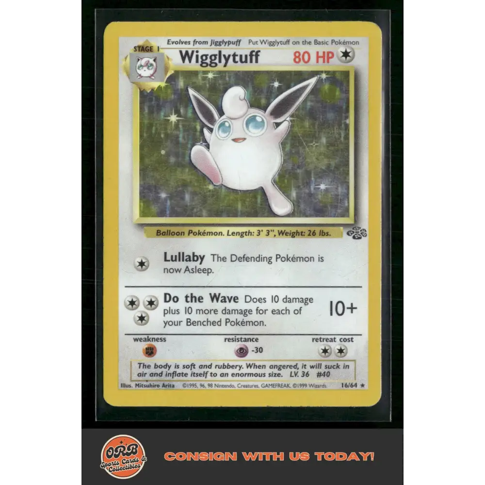Wigglytuff (16) Jungle #16/64 - Trading Card