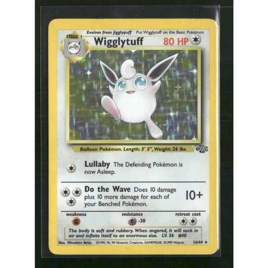 Wigglytuff (16) Jungle #16/64 - Trading Card