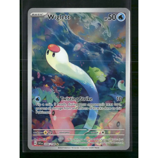Wiglett SV01: Scarlet & Violet Base Set #206/198 - Trading Card
