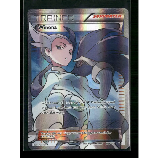 Winona (108 Full Art) XY - Roaring Skies #108/108 - Trading Card
