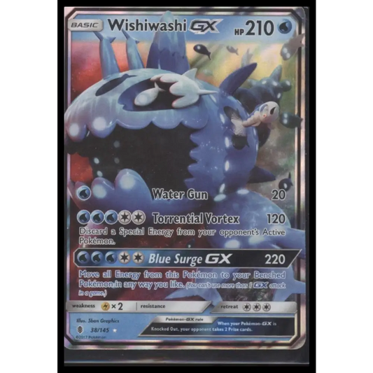 Wishiwashi GX SM - Guardians Rising #38/145