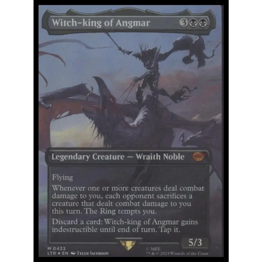 Witch-king of Angmar (Borderless) Lord of the Rings: Tales of Middle-earth #423 - Trading Card