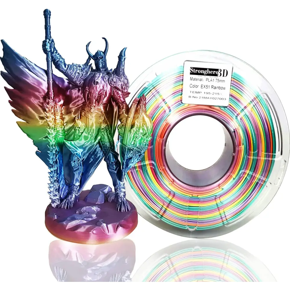 Wolf Card Display - Rainbow