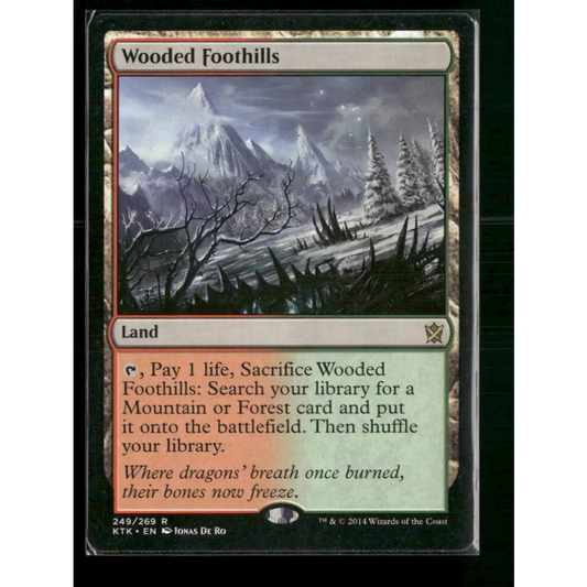 Wooded Foothills Khans of Tarkir #249 - Trading Card