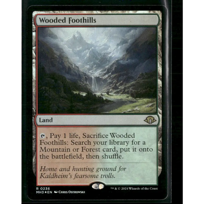 Wooded Foothills Modern Horizons 3 #236 - Trading Card