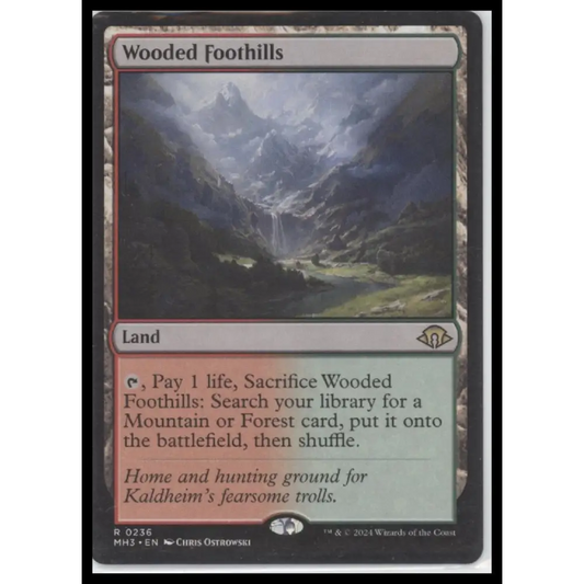 Wooded Foothills Modern Horizons 3 #236 - Trading Card