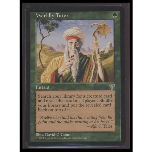 Worldly Tutor Mirage # - Trading Card