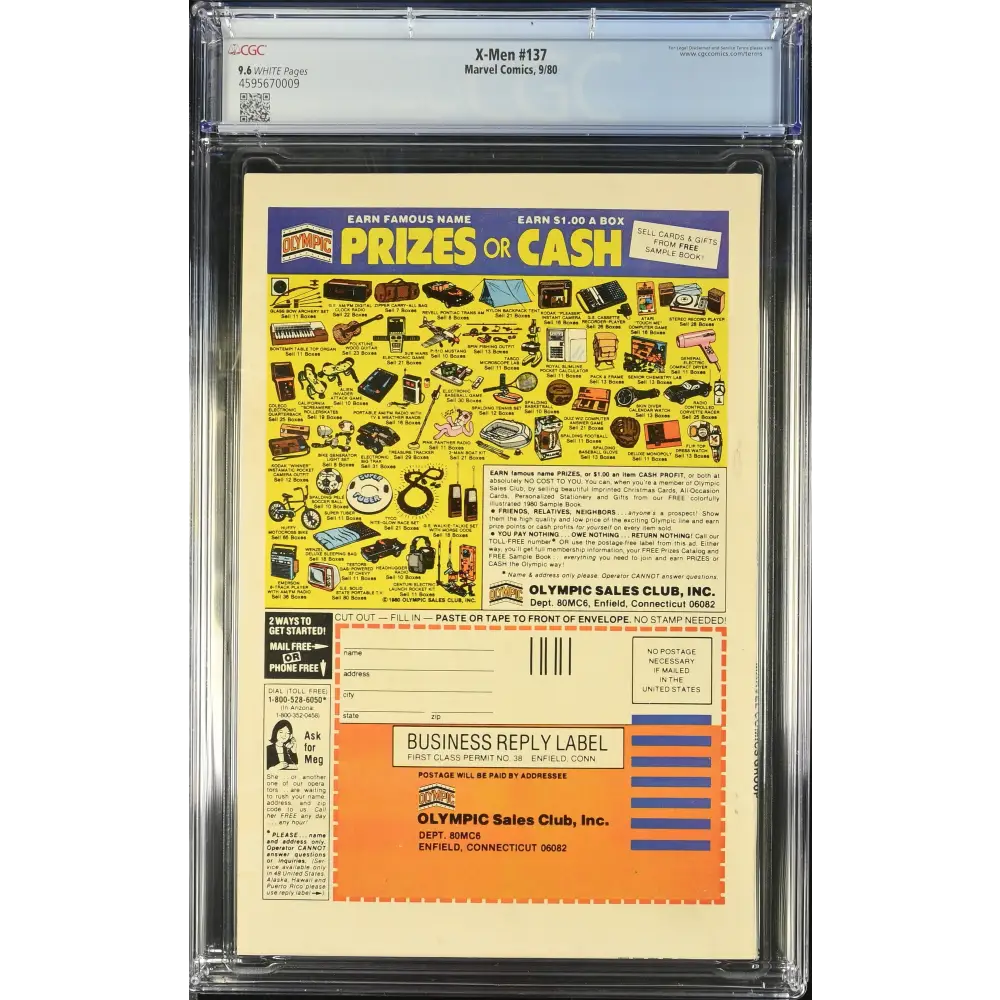 X-Men #137 (9/80) Graded CGC 9.6 - Comic Book