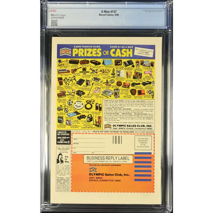 X-Men #137 (9/80) Graded CGC 9.6 - Comic Book