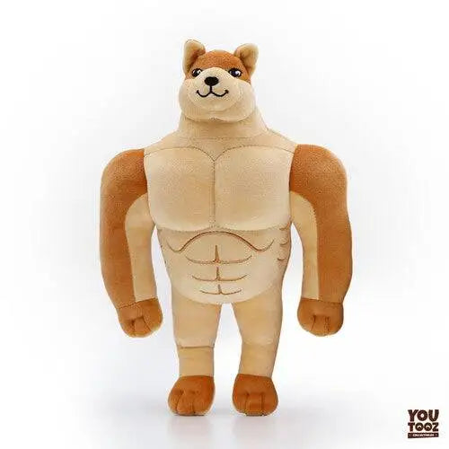 Youtooz - Meme Collection Vinyl Figure - Select Figure(s) - Swole Doge Large Plush - Action Figure
