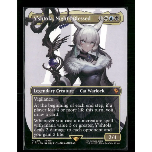 Y’shtola Night’s Blessed (Borderless) Commander: FINAL FANTASY #207 - Trading Card