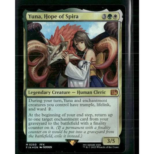 Yuna Hope of Spira FINAL FANTASY #250 - Trading Card