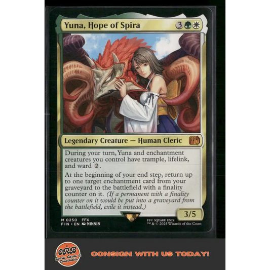 Yuna Hope of Spira FINAL FANTASY #250 - Trading Card