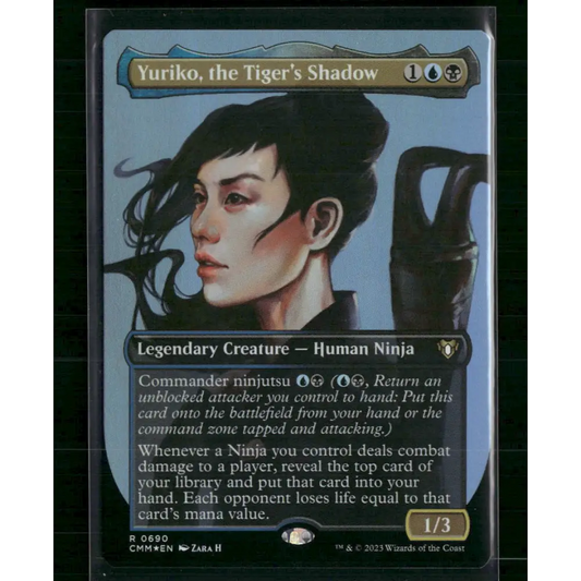 Yuriko the Tiger’s Shadow (Borderless) Commander Masters #690 Foil - Trading Card